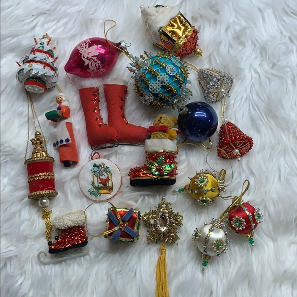 18 Vintage Ornaments